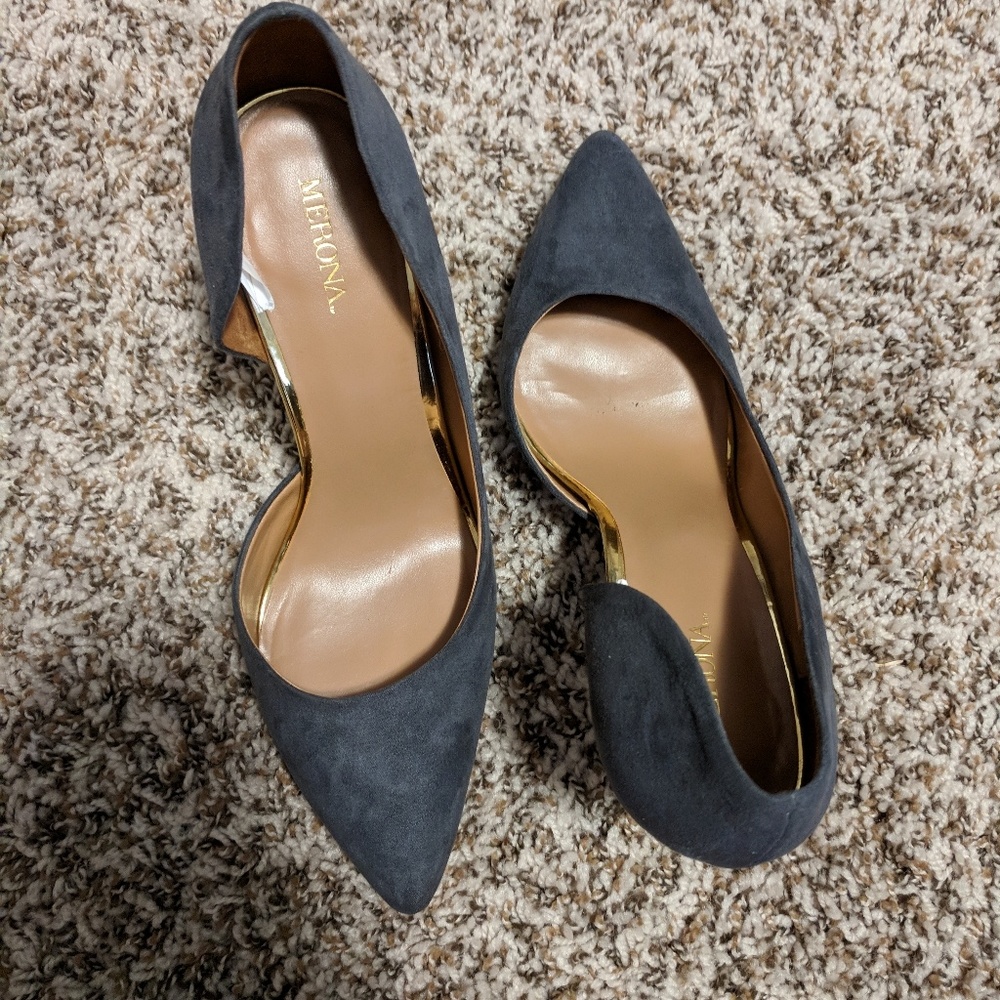 Grey heels
